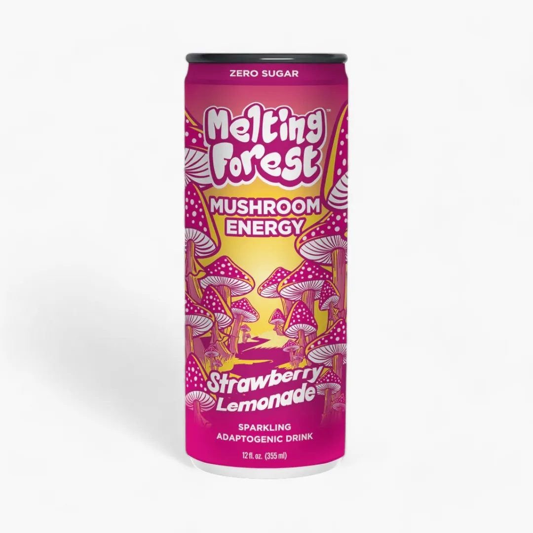 Melting Forest Sparkling Water Energy STRAWBERRY LEMONADE 355mL