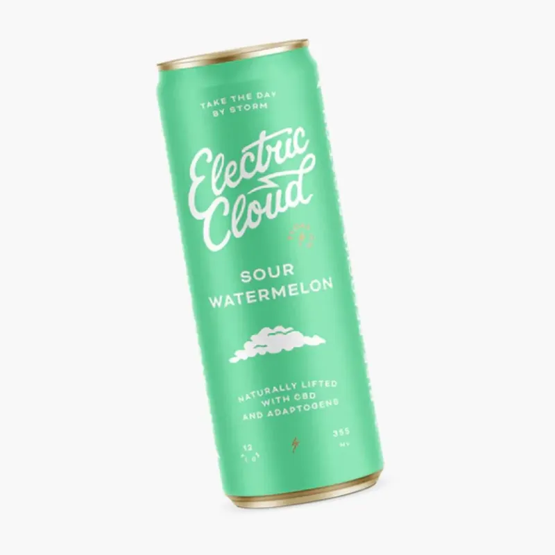 Electric Cloud Sparkling Water SOUR WATERMELON 20mg 355mL