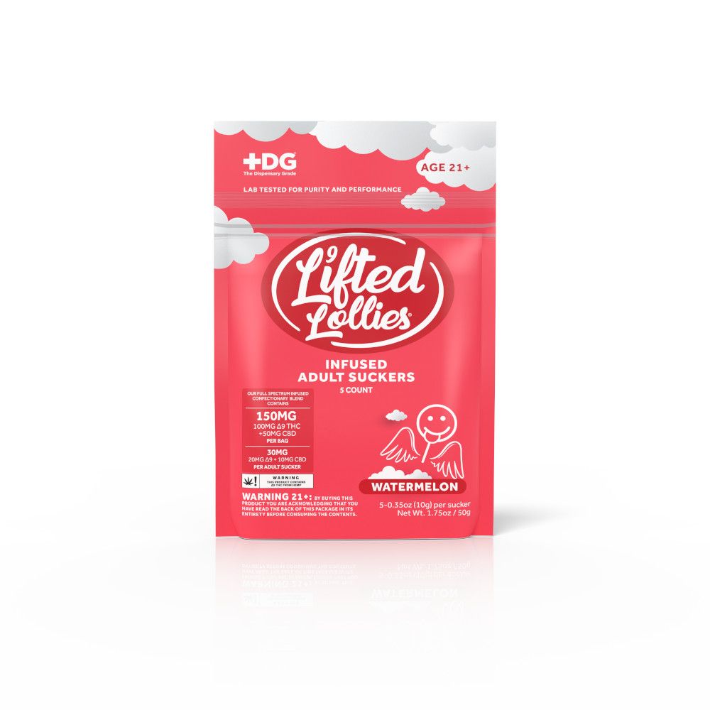 Lifted Lollies WATERMELON 150mg 5ct