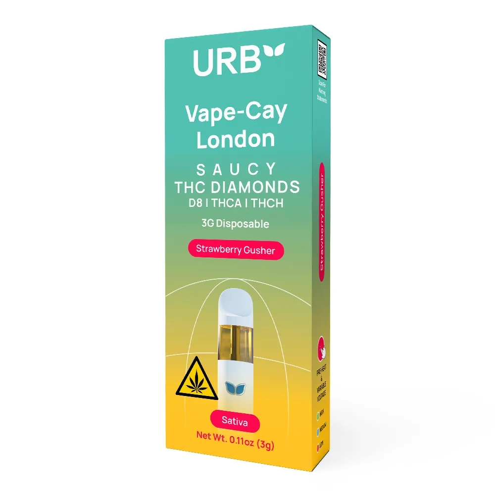 Urb Bar SAUCY  (8/A/H) STRAWBERRY GUSHER (3g)