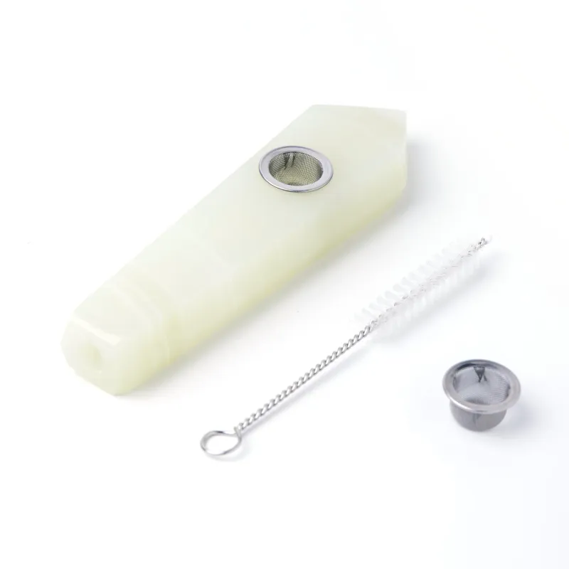 Astral Project Gemstone AFGAN JADE Handpipe