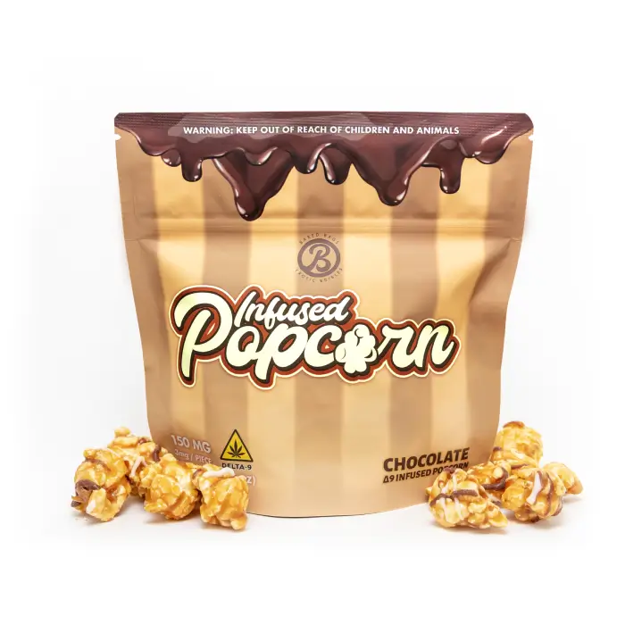 Baked Bags Infused Popcorn CHOCOLATE 150mg