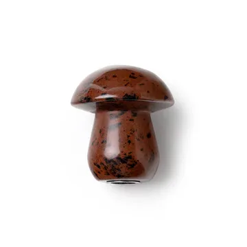 Astral Project Gemstone RED OBSIDIAN Shroom Handpipe