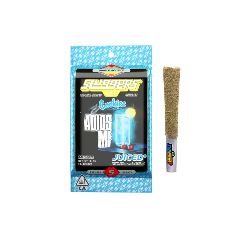 Cookies X Sluggers Pre Roll (A) Diamond Infused ADIOS MF 5ct 3.5g