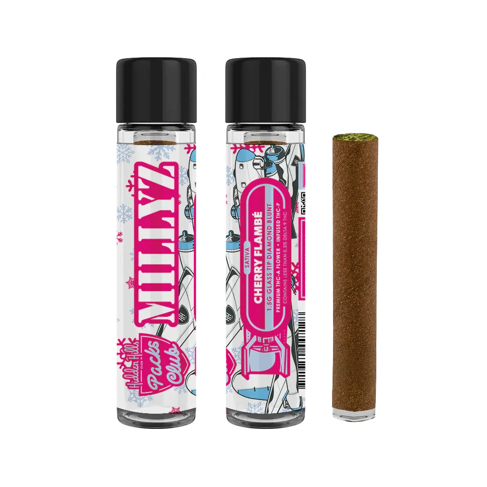 Hidden Hills Millyz Pre Rolls (A/P) CHERRY FLAMBE 1.5g