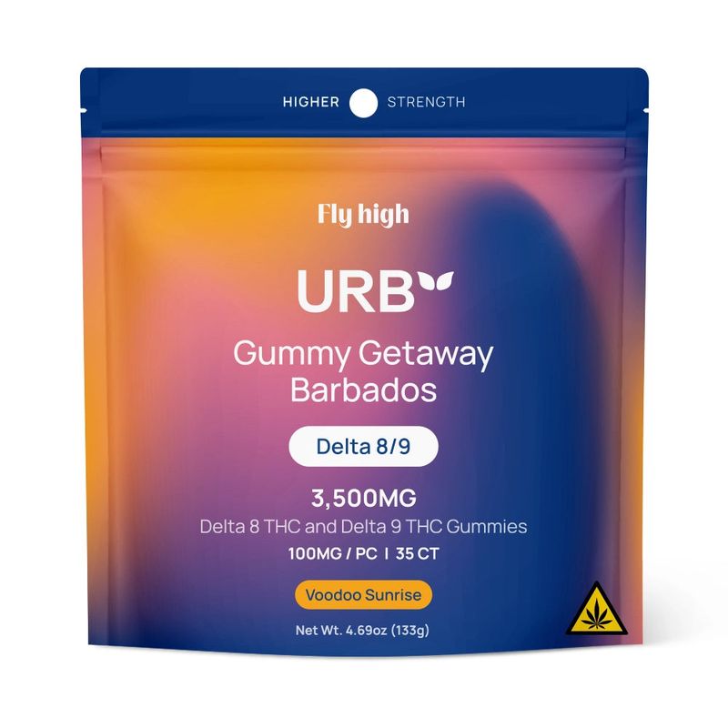 Urb Gummies (8/9) VOODOO SUNRISE 3500mg 35ct