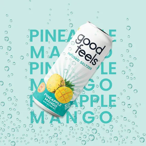 Good Feels Seltzer PINEAPPLE MANGO 6mg 355mL