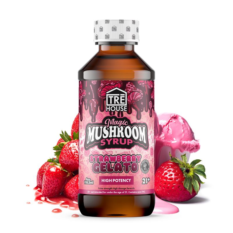 Tre House Syrup STARWBERRY GELATO 4oz