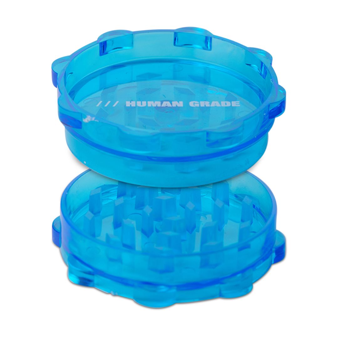 Human Grade Plastic Grinder 2pc ASSORTED COLORS 2.5&quot;