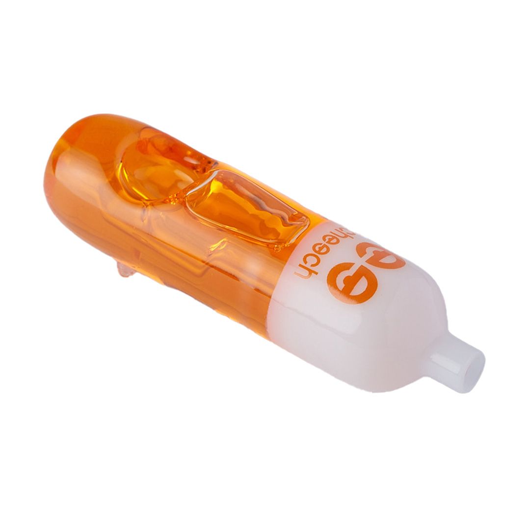 Cheech Glycerin Handpipe ORANGE
