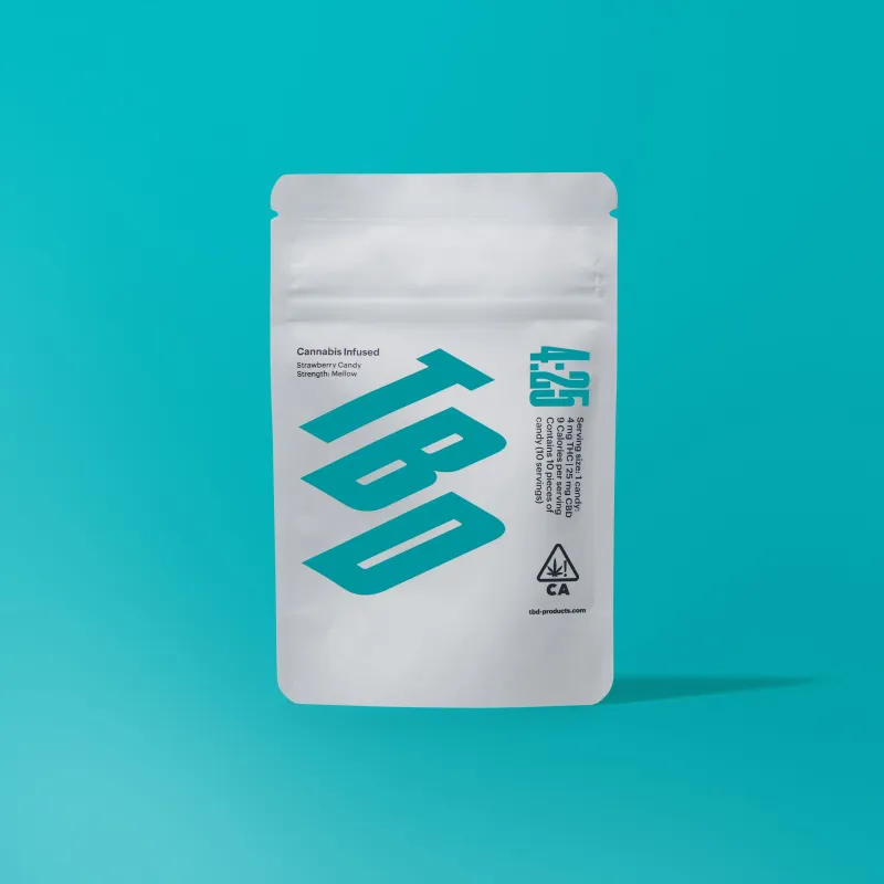 Studio TBD Gummies (9/D) STRAWBERRY CANDY (4:25 Ratio) 290mg 10ct