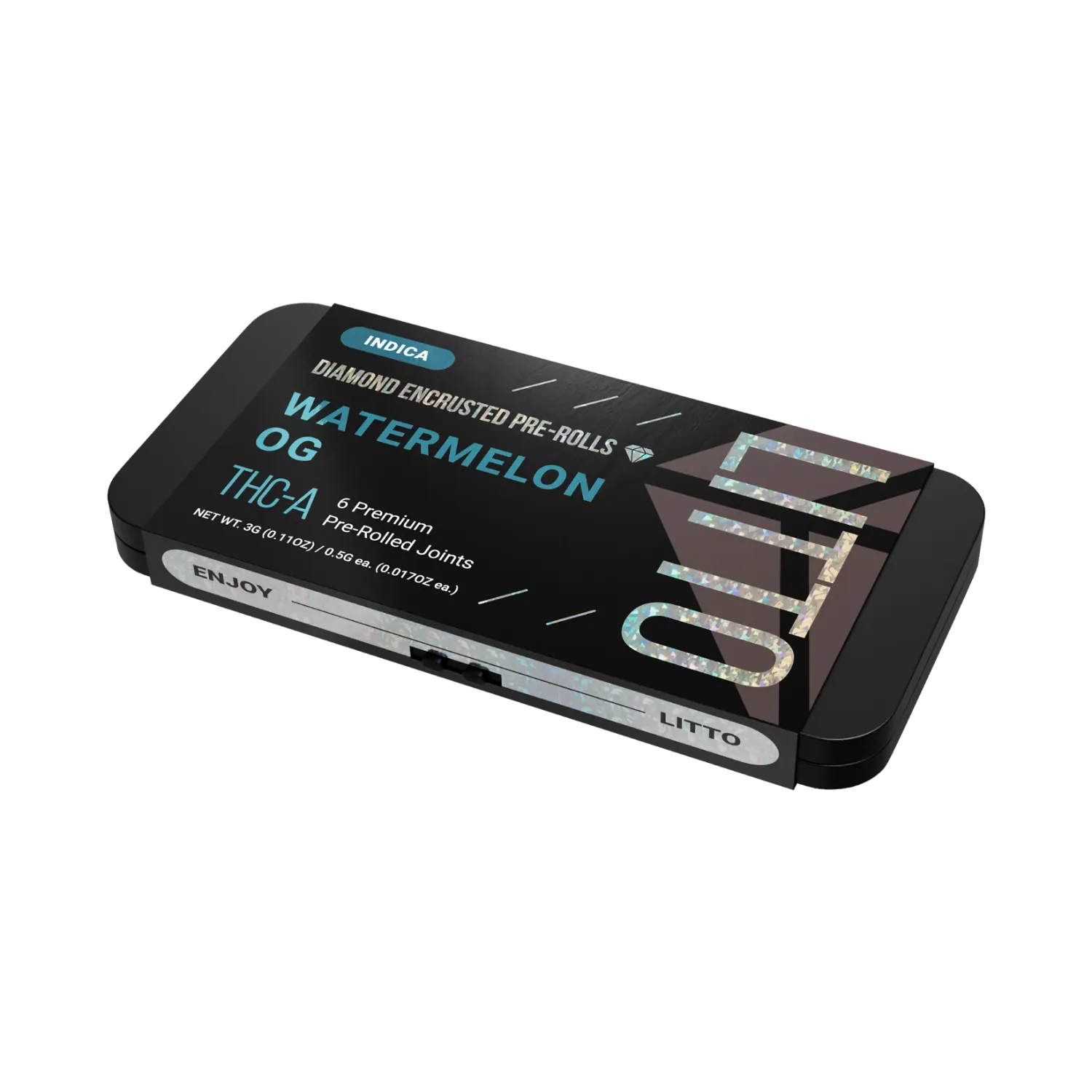 Litto (A) Pre Roll Diamond Encrusted WATERMELON OG 6ct 3g