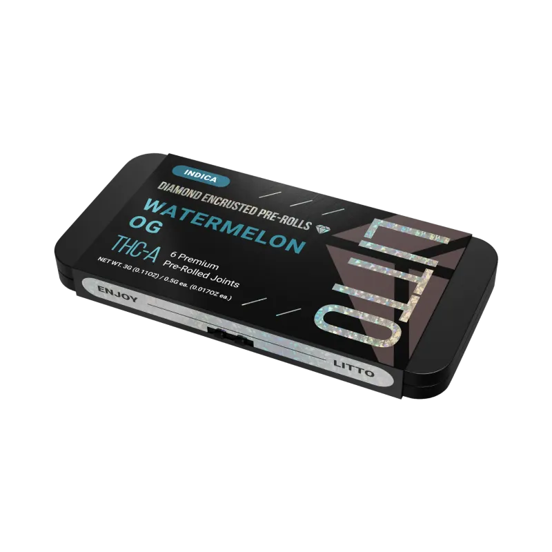 Litto (A) Pre Roll Diamond Encrusted WATERMELON OG 6ct 3g