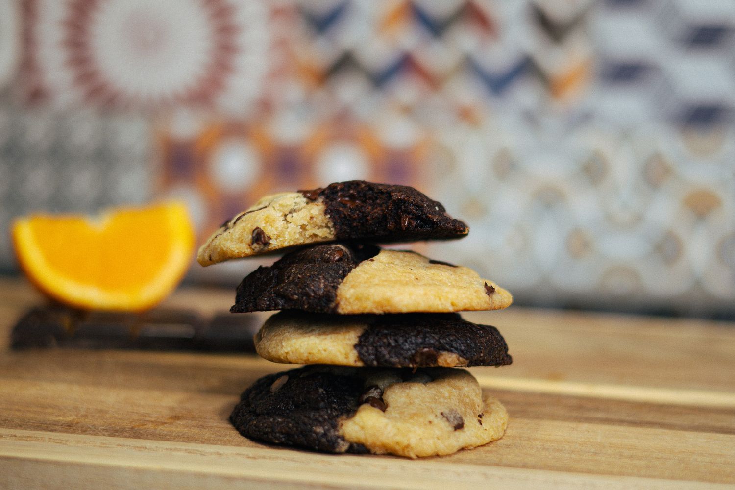 Orange and Chocolate cookies