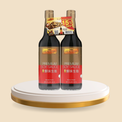 LKK PREMIUM SOY SAUCE 500ML TWIN PACK