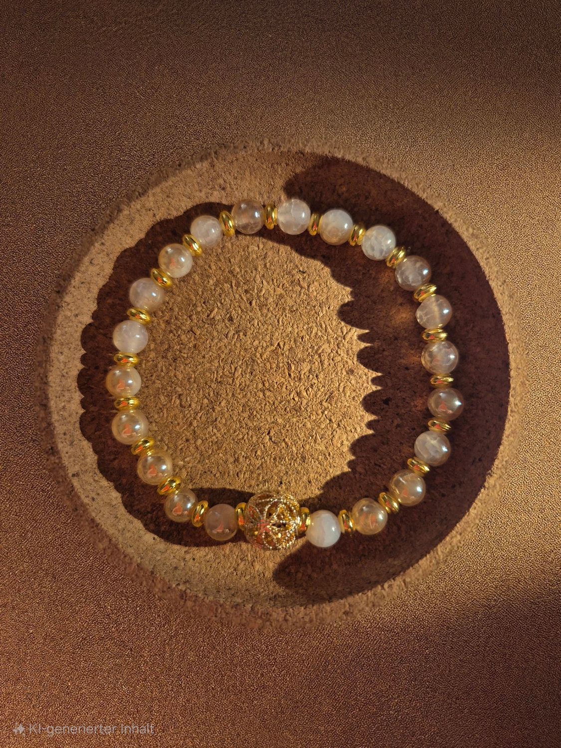 Armkette Naturstein Perlen