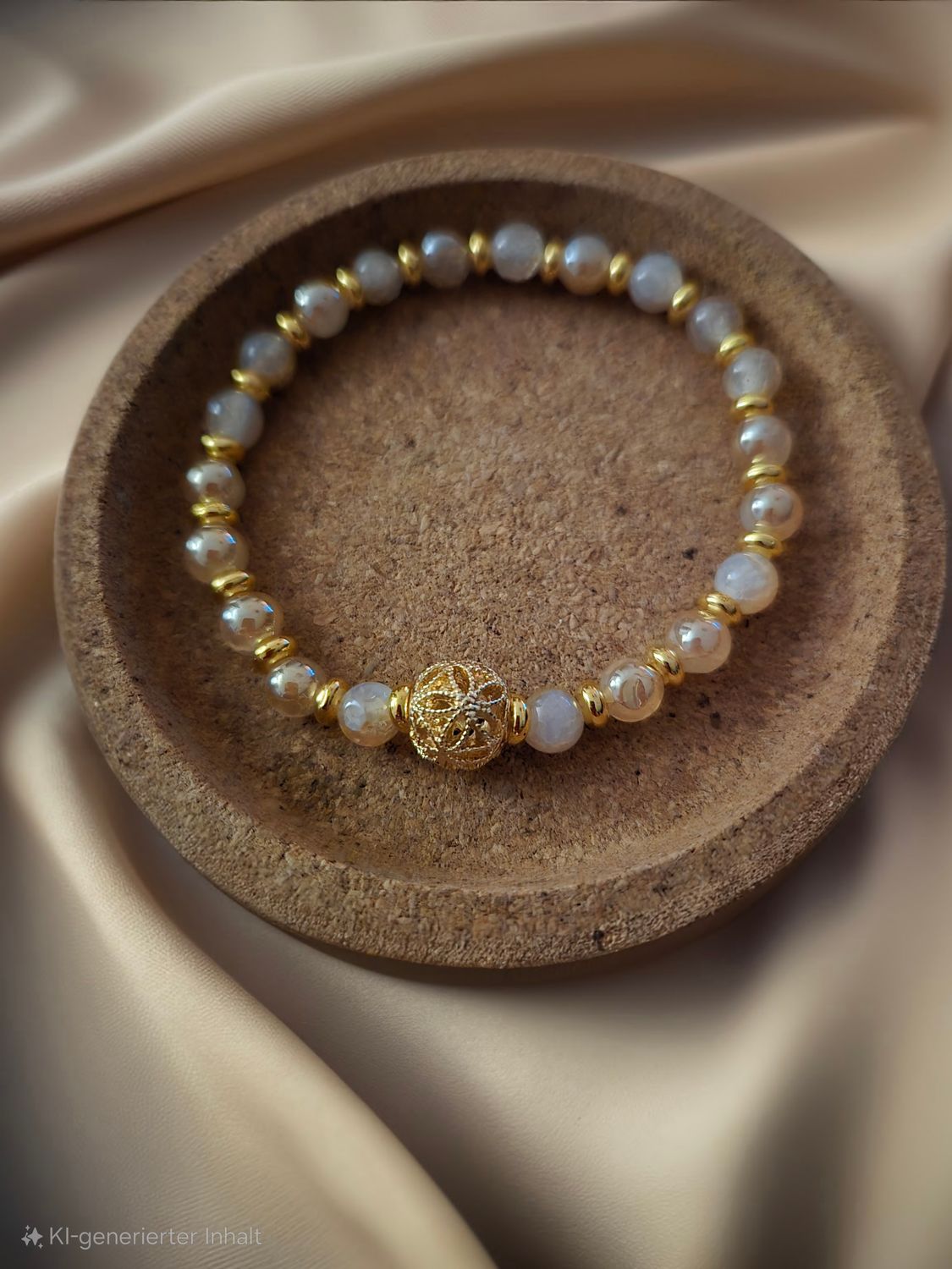 Armkette Naturstein Perlen