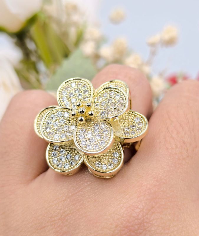 Anillo Golden Flower Anillo Golden Flower