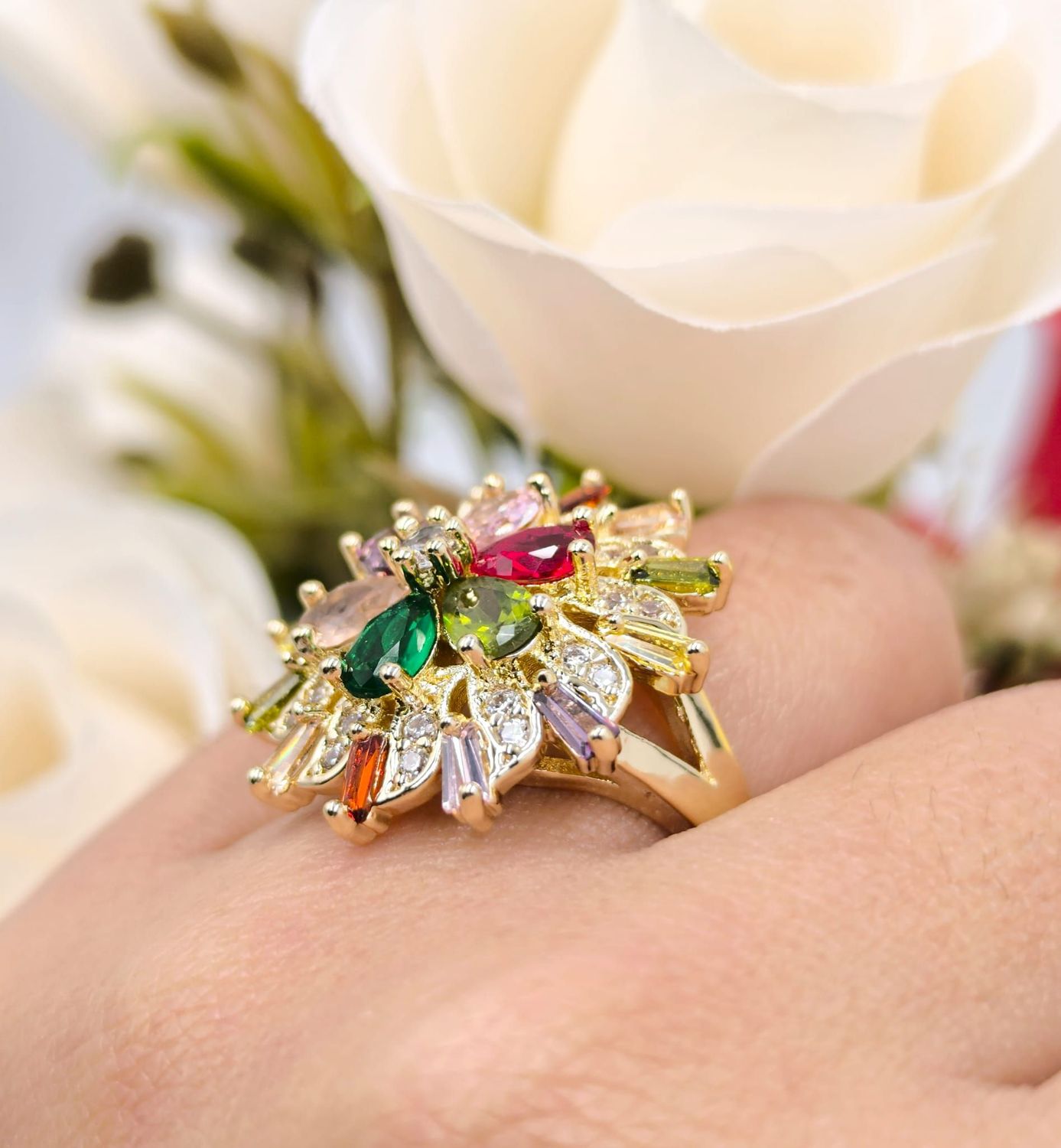 Anillo Savage Flower