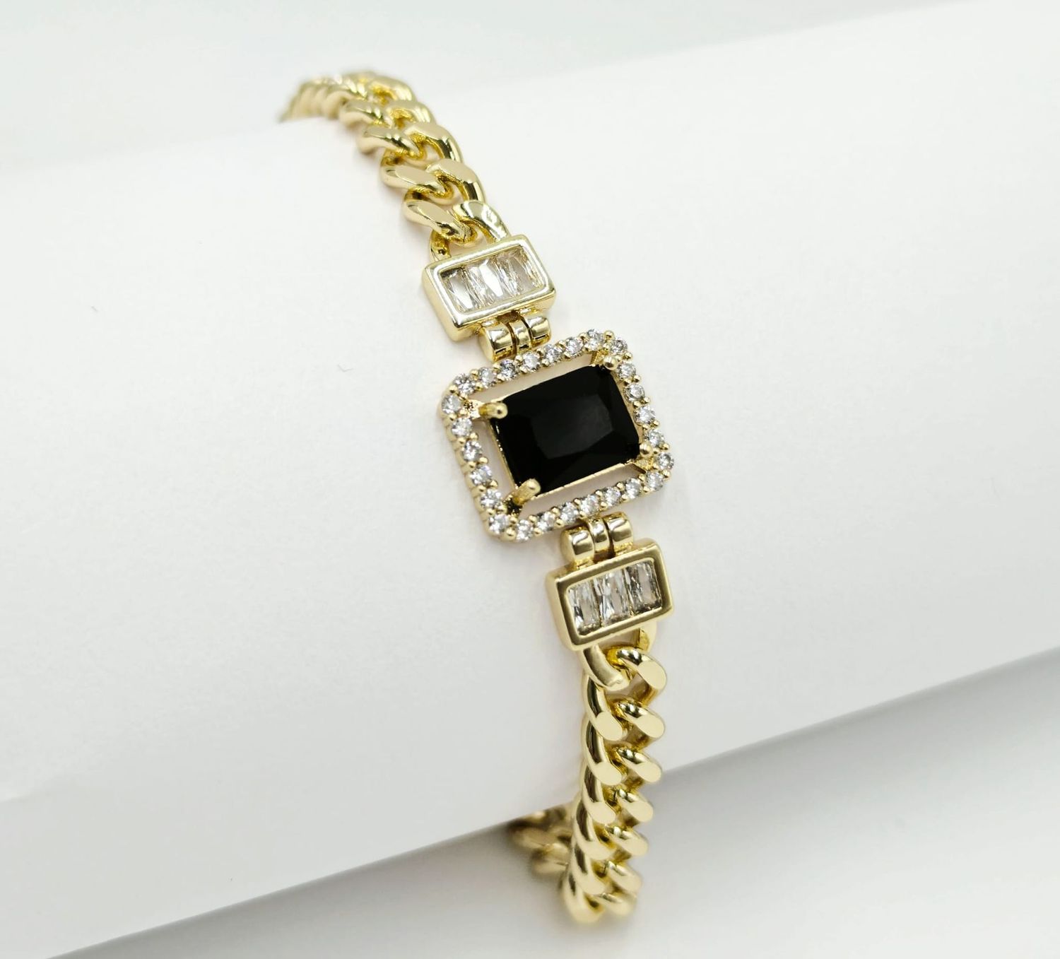 Pulsera Circón Negro