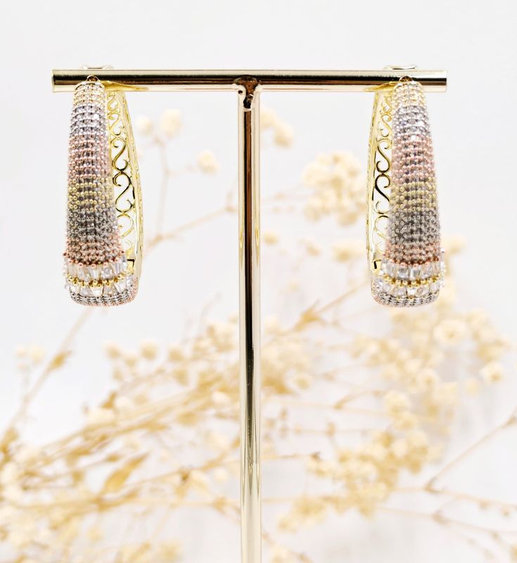 Pendientes tres colores