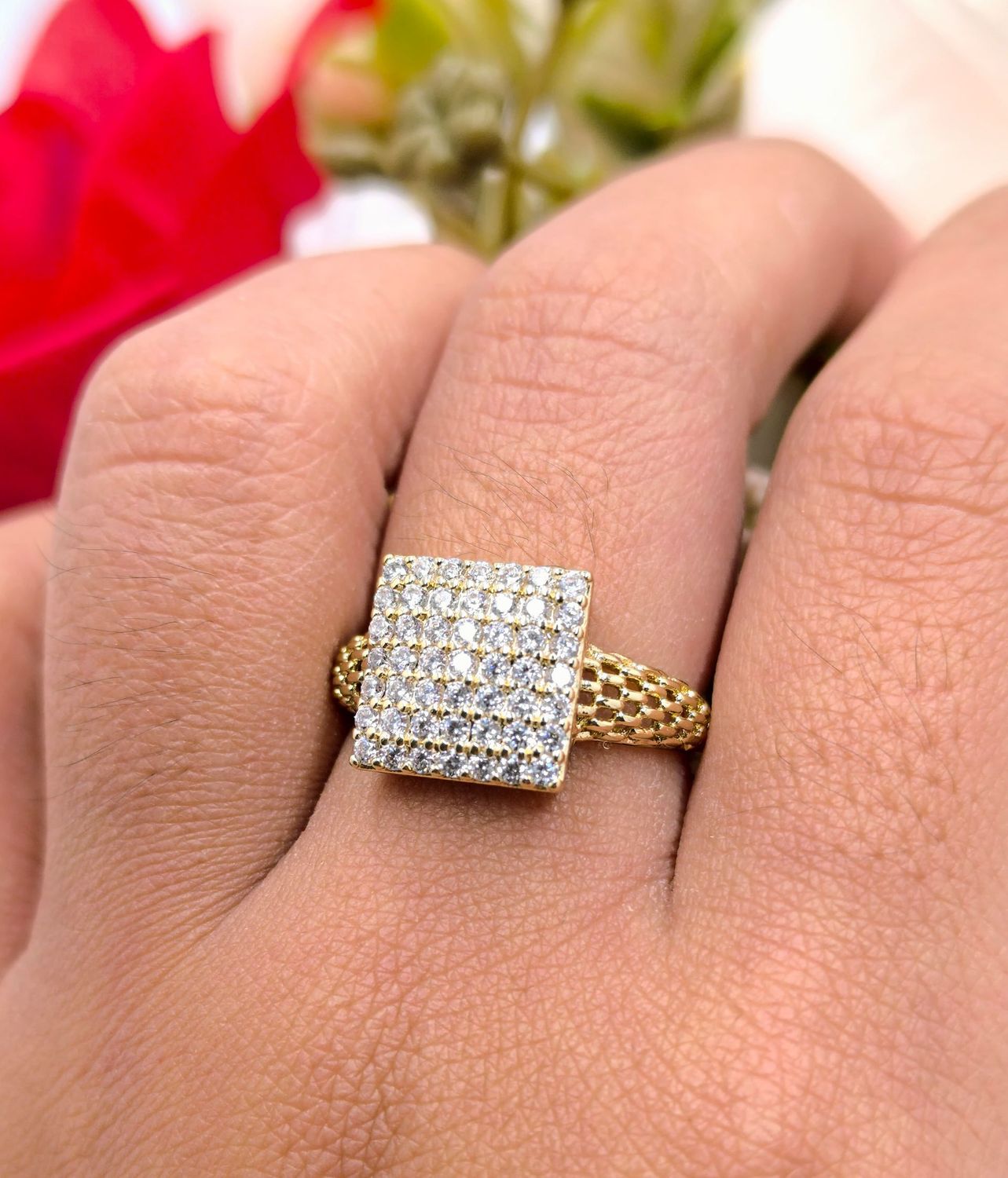 Anillo cuadrado