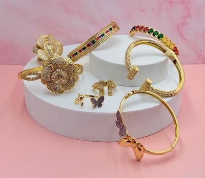Pulseras laminado 14k