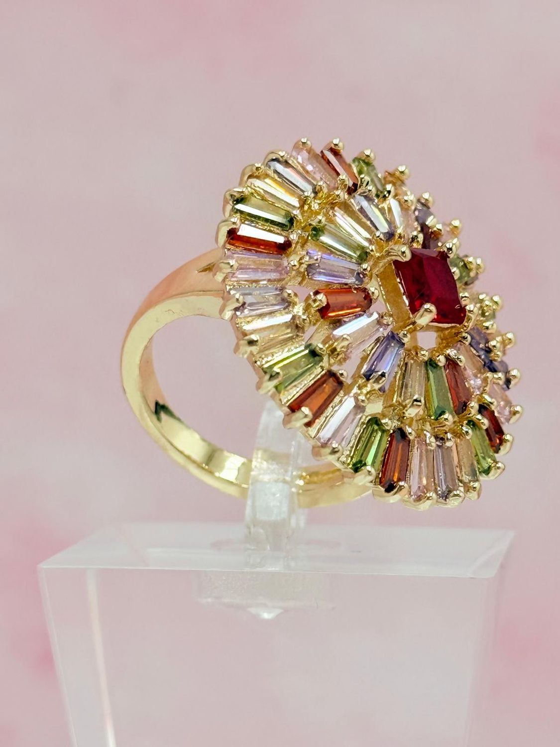 Anillo laminado multicolor