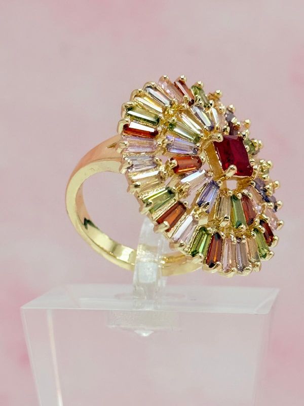 Anillo laminado multicolor