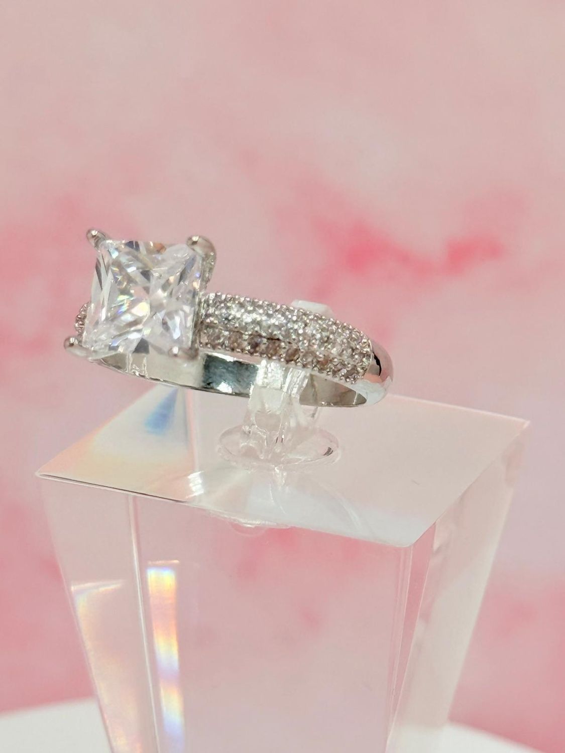 Anillo laminado blanco