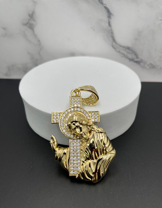 Dije laminado Cristo con cruz