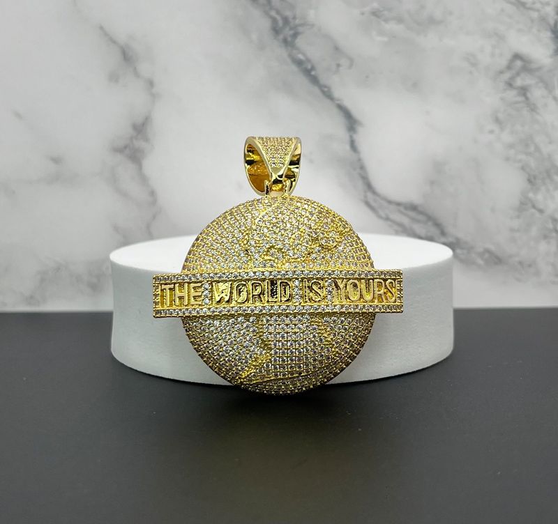 Dije laminado de mundo