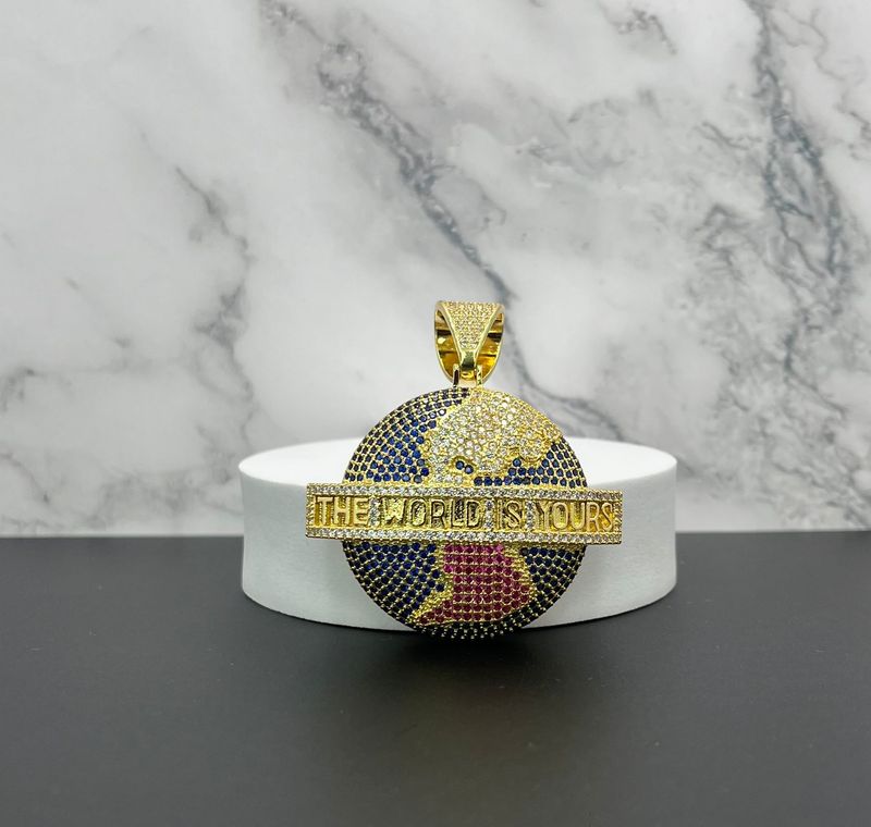 Dije laminado "Mundo"