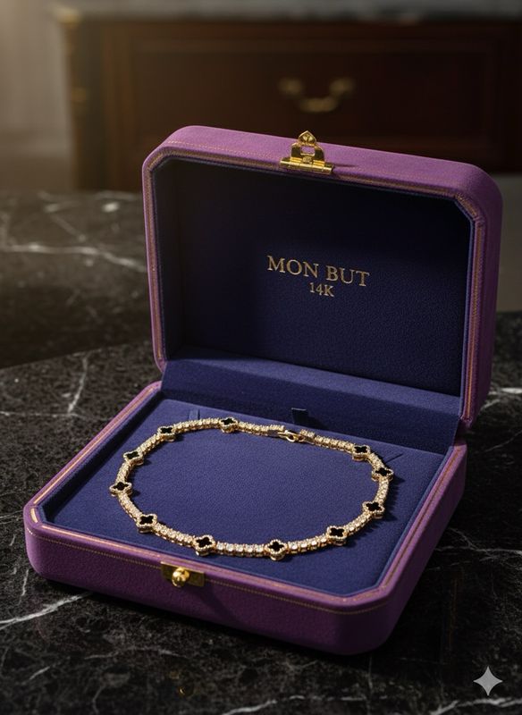 Cadena trébol negro