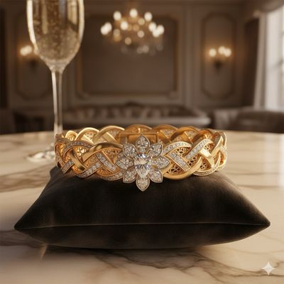 Pulseras laminado 14k