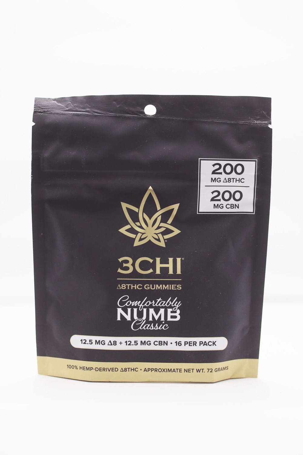 3Chi Comfortably Numb D8/CBN Gummies