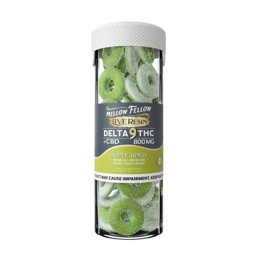 Mellow Fellow Live Resin 800mg Apple Rings