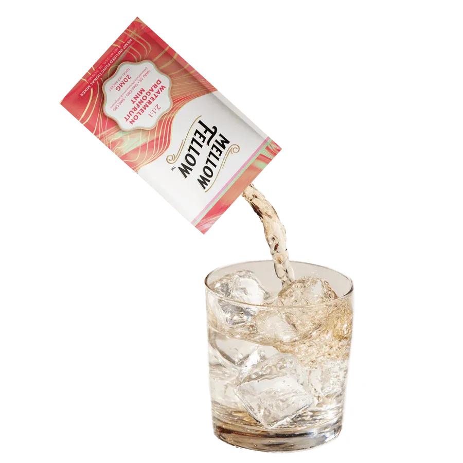 Mellow Fellow Mixers Watermelon Dragonfruit Mint 10mg