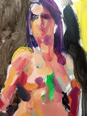 DESNUDO TRAZO VERDE