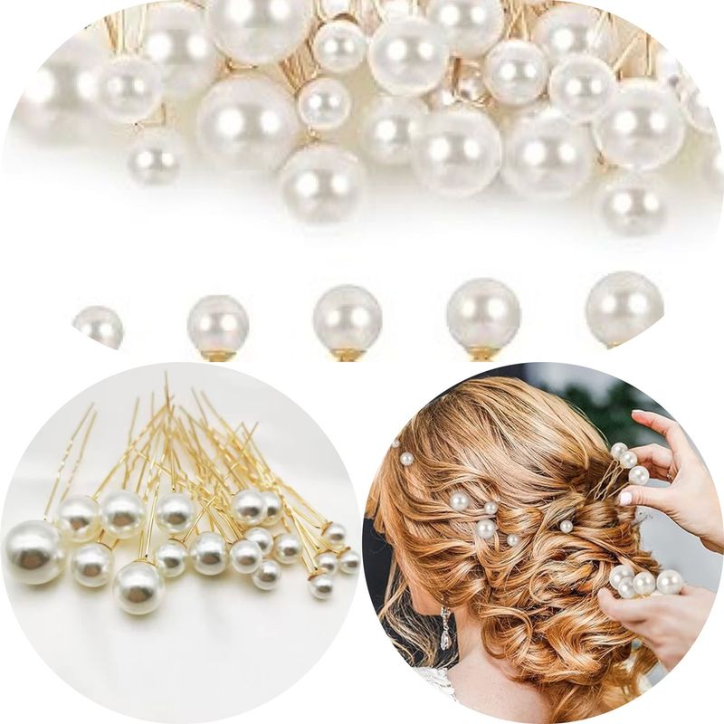 Elegante Haarnadeln mit Perlen