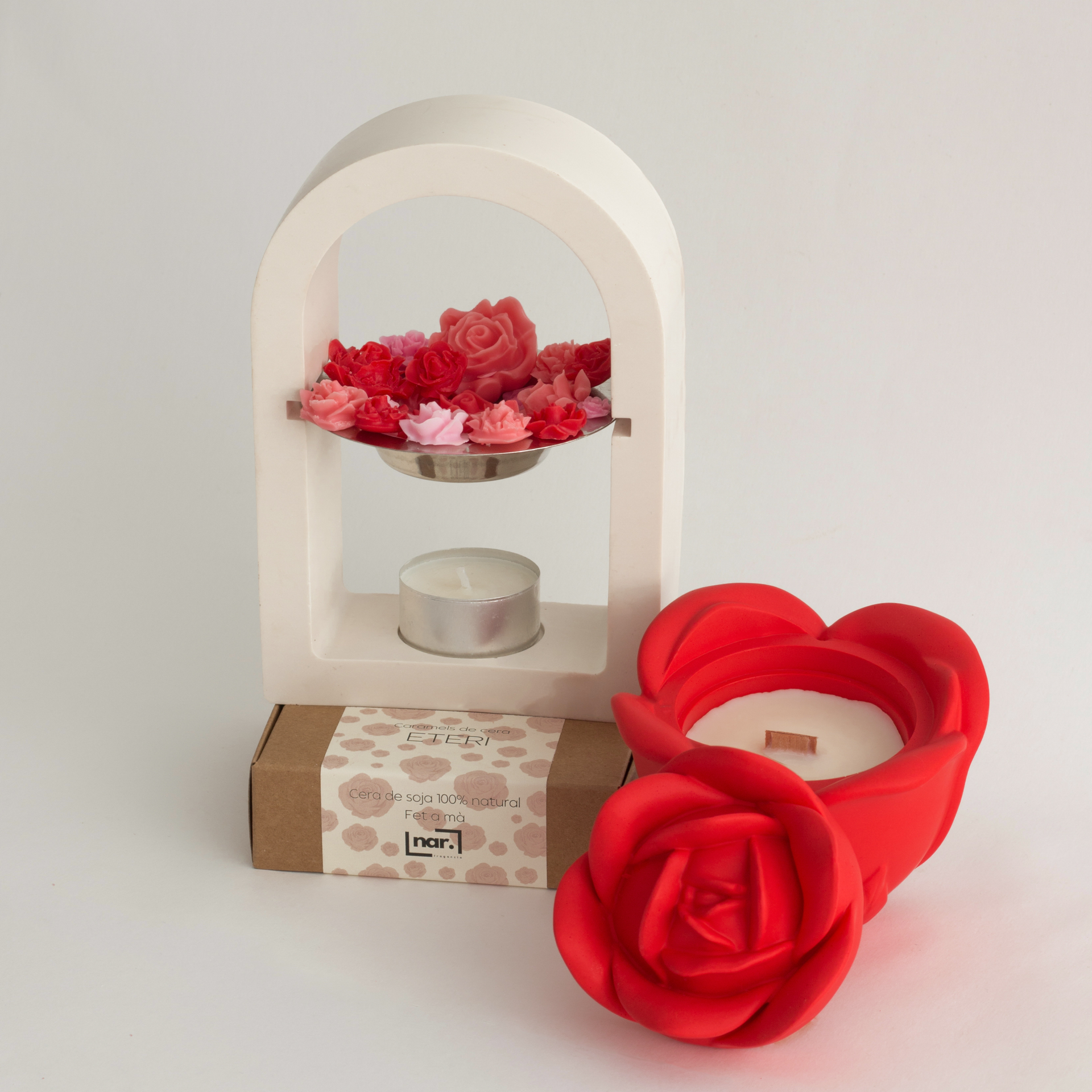 PACK VELA + QUEMADOR + WAX MELTS