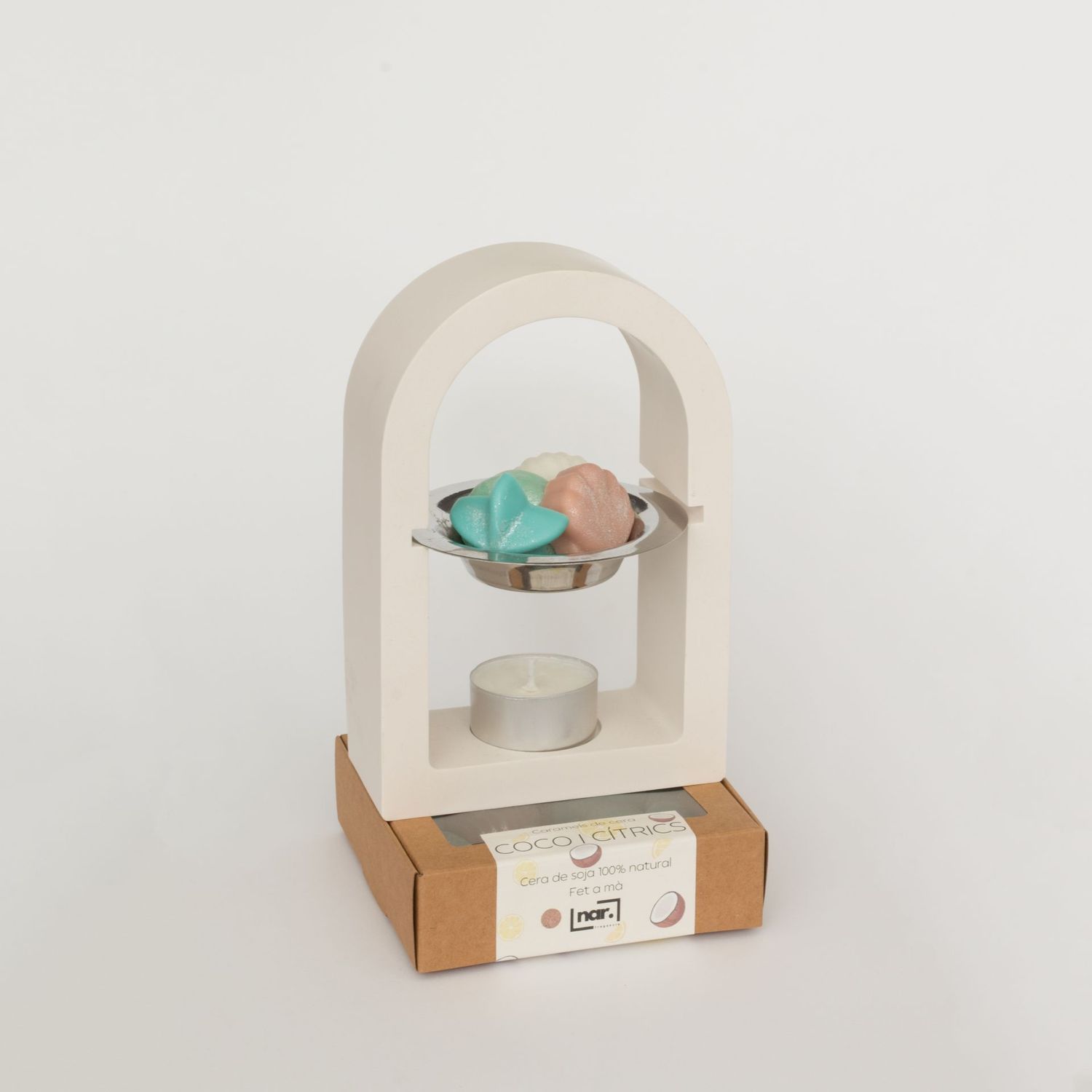 PACK QUEMADOR + WAX MELTS COCO Y CITRICOS