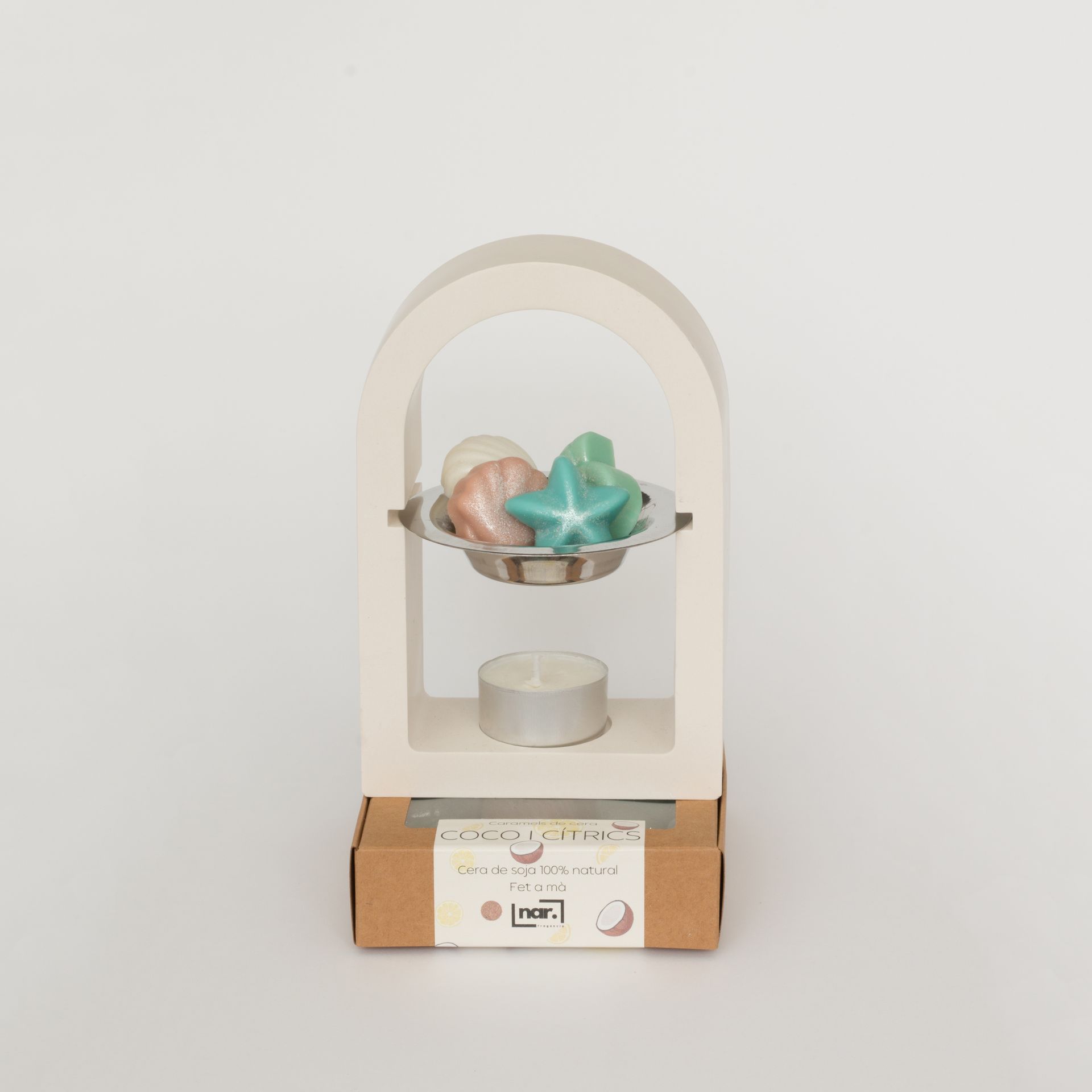 PACK QUEMADOR + WAX MELTS COCO Y CITRICOS