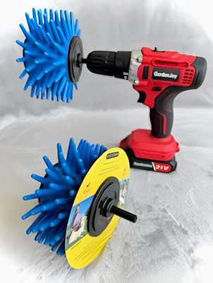 Blue Unit for light soft fingers for sensitive areas for short hair pets (Note: Drill is sold separately)