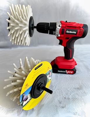 PGroomer softest of all White unit (Note: Drill is sold separately)