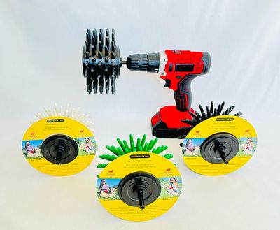 PGroomer Ultimate soft finger Short undercoat Hair Set (Dogs, cats and Horses) (Note: Drill is sold separately)