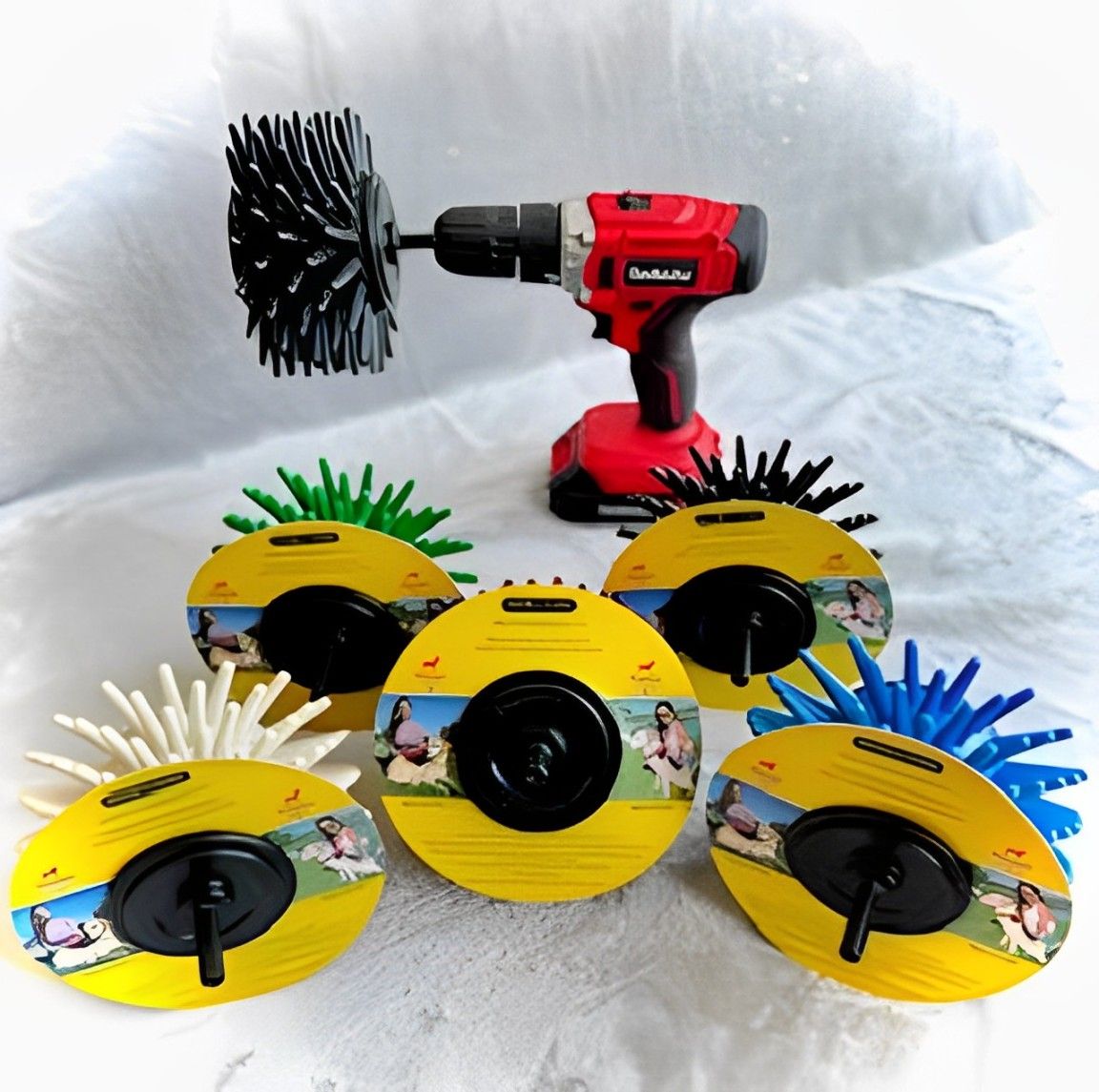 PGroomer Professional Complete Soft Set of 5 for all situations (Note: Drill is sold separately)