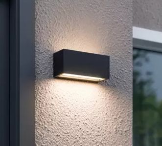 Hell leuchtende LED-Lampe Außen Merjem
