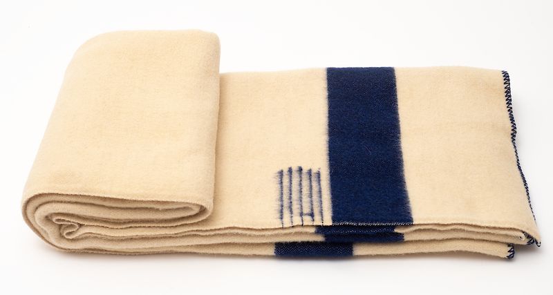 Weiß-blauer Streifen