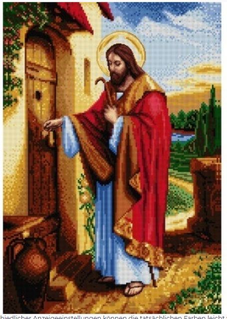 Jesus klopft an die Tür / Iсус стукає в дверi